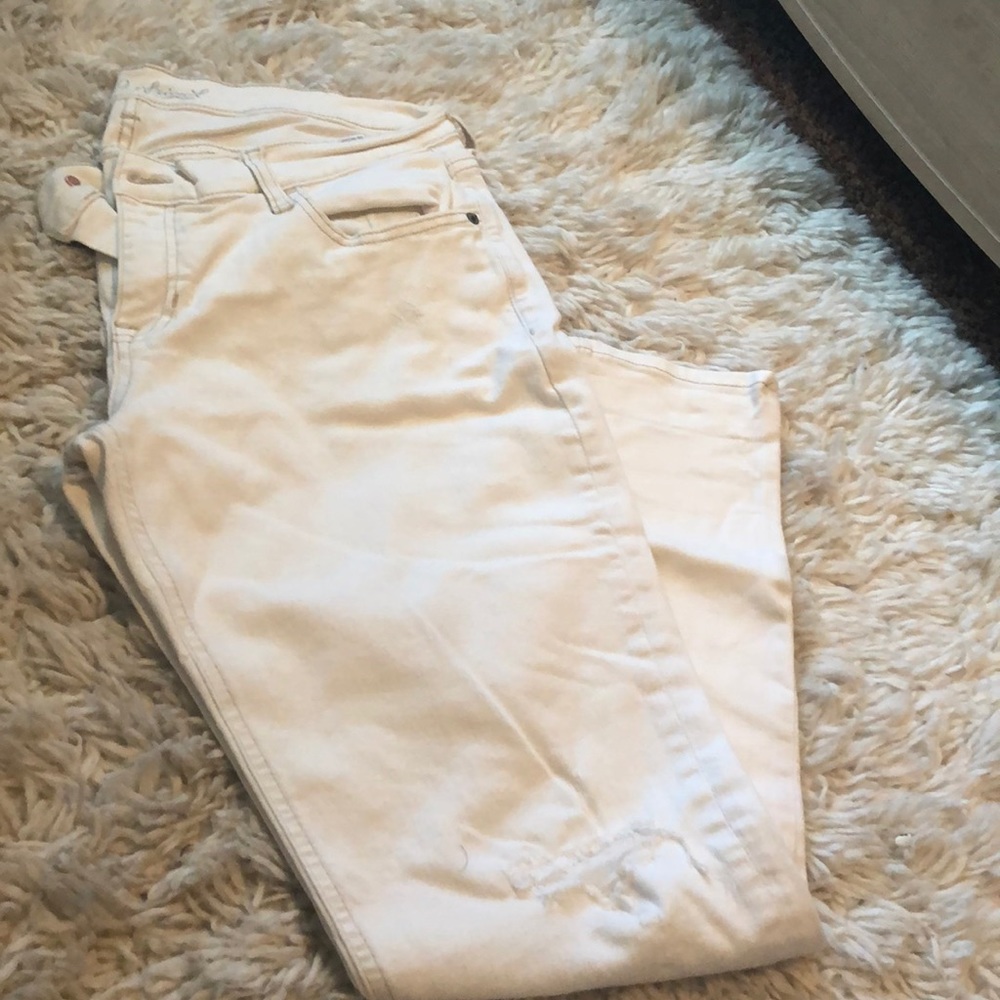 Distressed jeans